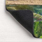 Wüstenlandschaft mit unterirdischer Seeszene Mousepad (Ecke)