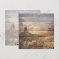 Wüstenlandschaft Monument Valley und bewölkter Him