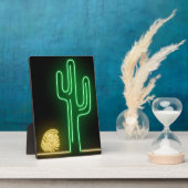 Wüstenlandschaft Neon Sign Fotoplatte (Seite)