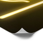 Wüstenlandschaft Neon Sign Poster (Ecke)