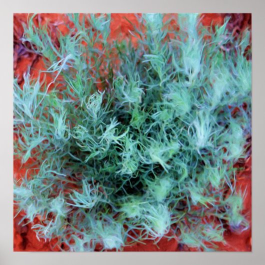 Wüstenlandschaft Poster (Vorne)