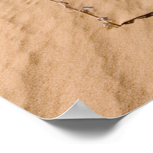 Wüstenlandschaft Poster (Ecke)