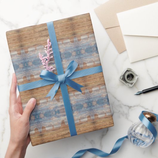 Wüstenlandschaft Sandsteinfelsen Und Himmlischer H Geschenkpapier (Schenken)