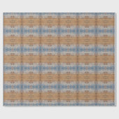 Wüstenlandschaft Sandsteinfelsen Und Himmlischer H Geschenkpapier (Flach)
