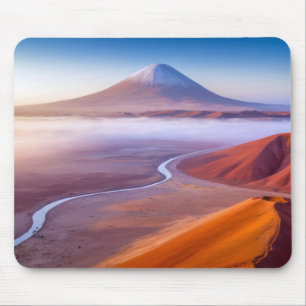 Wüstenlandschaft Serene Majestic Nature Morning Mousepad