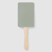 Wüstenlandschaft, solide Farbe Fächer (Rückseite)