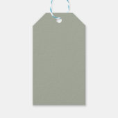 Wüstenlandschaft, solide Farbe Geschenkanhänger (Vorderseite)