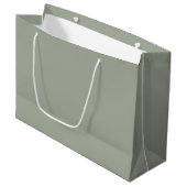 Wüstenlandschaft, solide Farbe Große Geschenktüte (Vorderseite Schrägansicht)