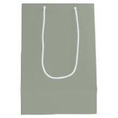Wüstenlandschaft, solide Farbe Mittlere Geschenktüte (Rückseite)