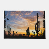 Wüstenlandschaft Südwest Kokopelli Doormat Fußmatte (Vorderseite)