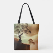 Wüstenlandschaft Tasche (Rückseite)
