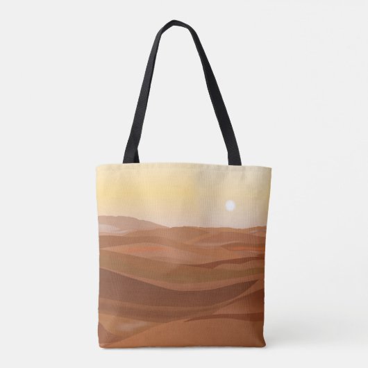 Wüstenlandschaft Tote Tag Tasche (Rückseite)