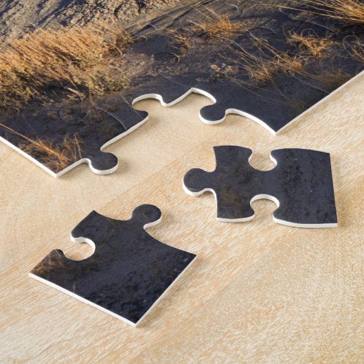 Wüstenlandschaft versteinertes Foto Puzzle (Seite)