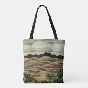 Wüstenlandschaft von Marsden Hartley, Vintage Fine Tasche