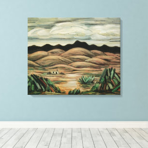 Wüstenlandschaft von Marsden Hartley, Vintage Kuns Leinwanddruck