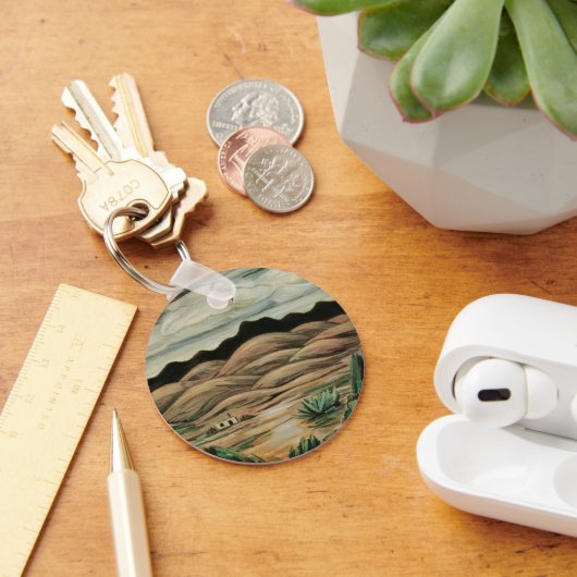 Wüstenlandschaft von Marsden Hartley, Vintage Kuns Schlüsselanhänger (Schreibtisch)