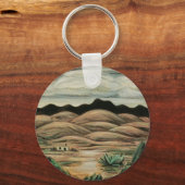 Wüstenlandschaft von Marsden Hartley, Vintage Kuns Schlüsselanhänger (Vorderseite)