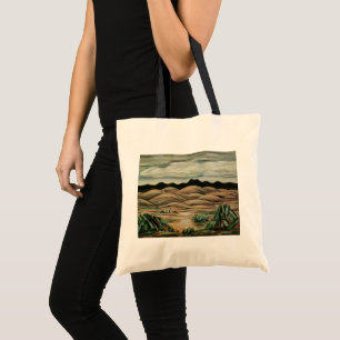 Wüstenlandschaft von Marsden Hartley, Vintage Kuns Tragetasche