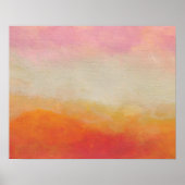 Wüstenlandschaften Abstrakt Landschaftsmalerei Poster (Vorne)