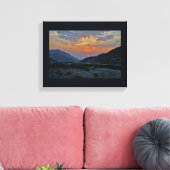 Wüstenlaufwerk Leinwanddruck (Insitu (Wohnzimmer))