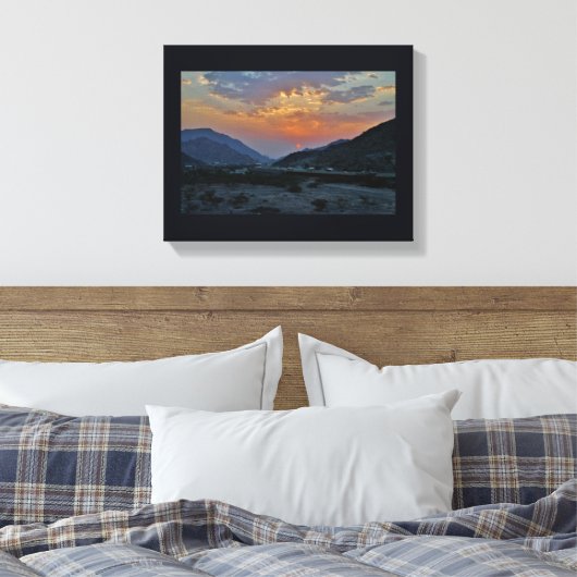 Wüstenlaufwerk Leinwanddruck (Insitu (Schlafzimmer))