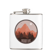 Wüstenleben Flachmann (Vorderseite)