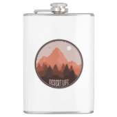 Wüstenleben Flachmann (Vorderseite)