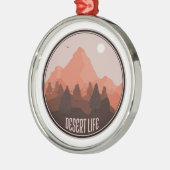 Wüstenleben Ornament Aus Metall (Links)