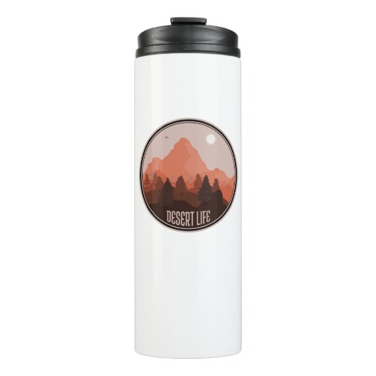 Wüstenleben Thermosbecher (Vorderseite)