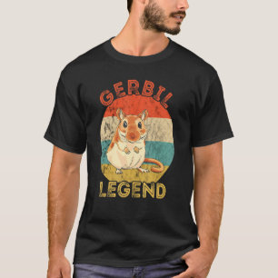Wüstenlegende Rennmaus Nagetier Ratte Retro Vintag T-Shirt