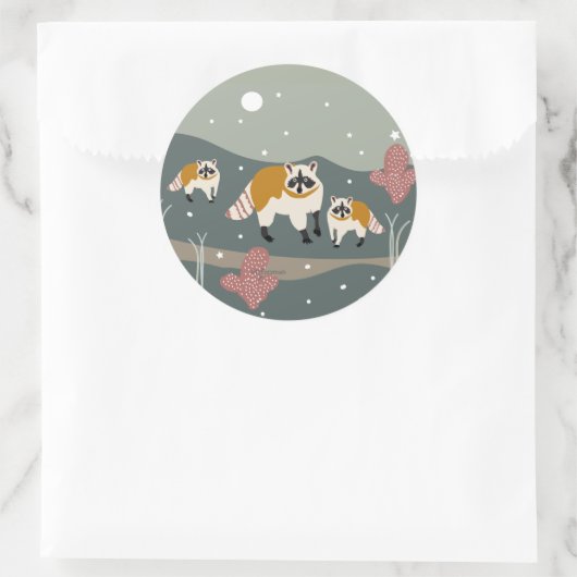 Wüstenlogenaufkleber Runder Aufkleber (Tasche)