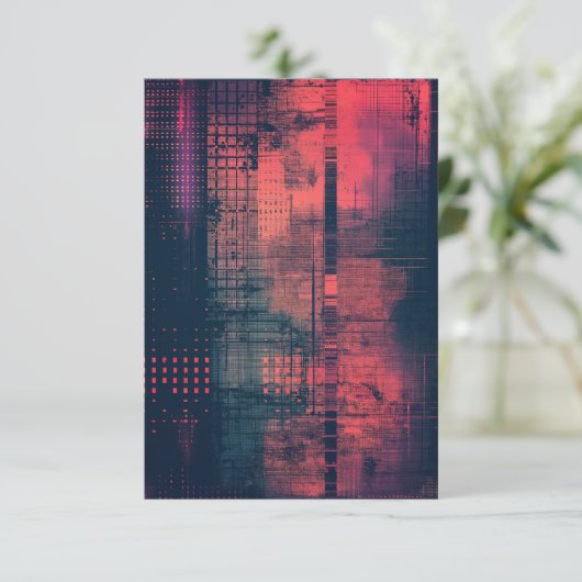 Wüstenmatrix Dankeskarte (Stehend Vorderseite)