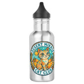 Wüstenmirage-Katze Katze-Mutter-Geschenkidee - Wüs Edelstahlflasche (Links)