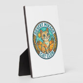 Wüstenmirage-Katze Katze-Mutter-Geschenkidee - Wüs Fotoplatte (Seite)