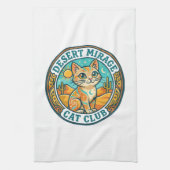 Wüstenmirage-Katze Katze-Mutter-Geschenkidee - Wüs Geschirrtuch (Vertikal)