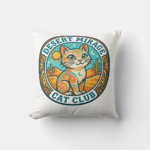 Wüstenmirage-Katze Katze-Mutter-Geschenkidee - Wüs Kissen