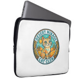 Wüstenmirage-Katze Katze-Mutter-Geschenkidee - Wüs Laptopschutzhülle (Vorne Rechts)