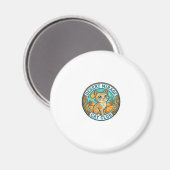 Wüstenmirage-Katze Katze-Mutter-Geschenkidee - Wüs Magnet (Vorderseite/Rückseite)