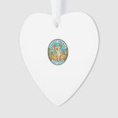Wüstenmirage-Katze Katze-Mutter-Geschenkidee - Wüs Ornament (Vorderseite)