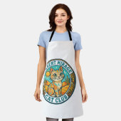 Wüstenmirage-Katze Katze-Mutter-Geschenkidee - Wüs Schürze (Getragen)
