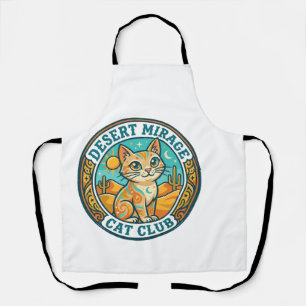 Wüstenmirage-Katze Katze-Mutter-Geschenkidee - Wüs Schürze