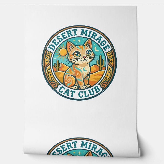 Wüstenmirage-Katze Katze-Mutter-Geschenkidee - Wüs Tapete (Abrollen)