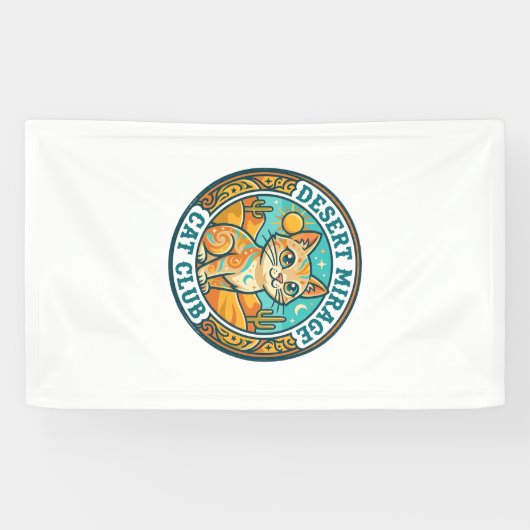 Wüstenmirage-Katze Katzenmutter-Geschenkidee - Wüs Banner (Horizontal)