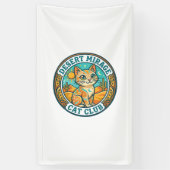 Wüstenmirage-Katze Katzenmutter-Geschenkidee - Wüs Banner (Vertikal)