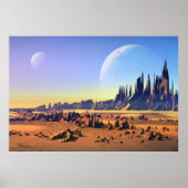 Wüstenmonde Poster (Vorne)