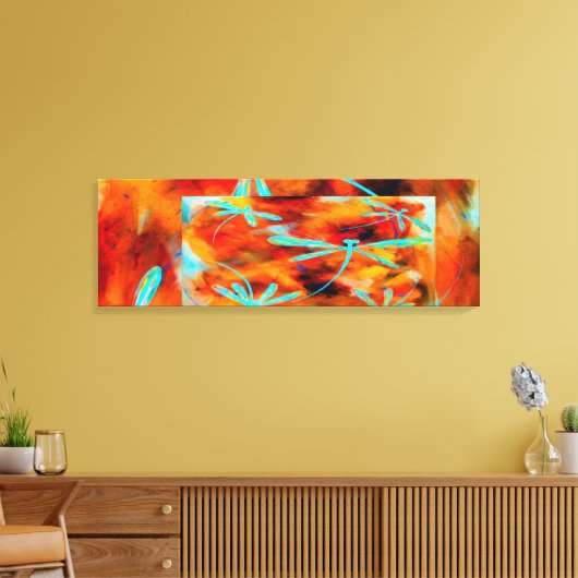 Wüstenmontage Leinwanddruck (Insitu (Wohnzimmer))