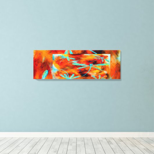 Wüstenmontage Leinwanddruck (Insitu (Holzboden))