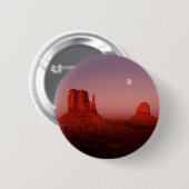 Wüstenmoonrise-Monument-Tal Utah Button (Vorne & Hinten)