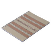 Wüstenmosaike Streifen Notizblock (Linke Seite)