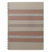 Wüstenmosaike Streifen Notizblock (Vorderseite)